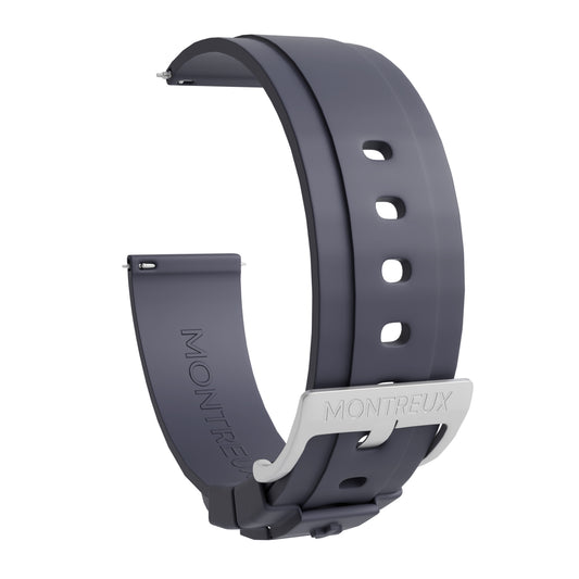 20mm Navy Blue FKM Rubber Strap