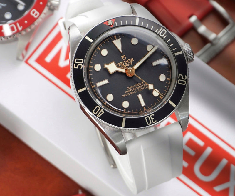 22mm White FKM Rubber Strap